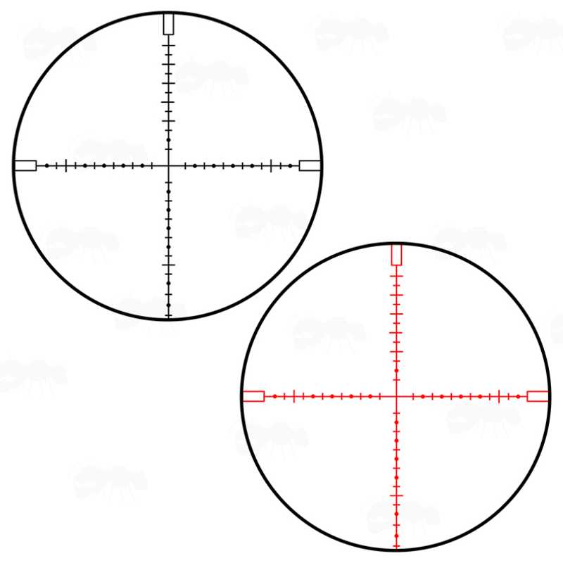 AnTac Compact 3x30 Prism Rifle Scope Illuminated Half MilDot Crosshair Scope Reticles