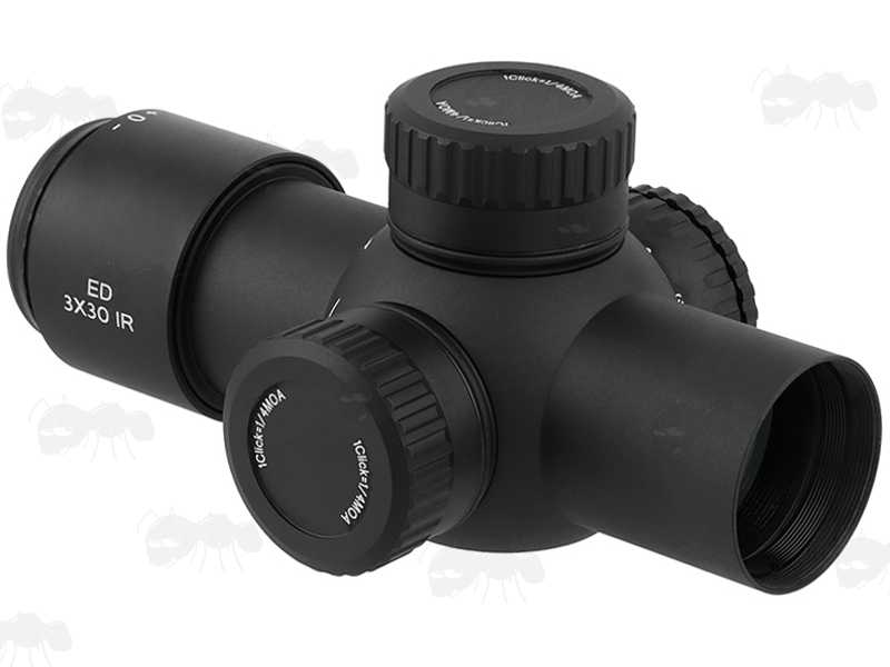 AnTac Compact 3x30 Prism Rifle Scope