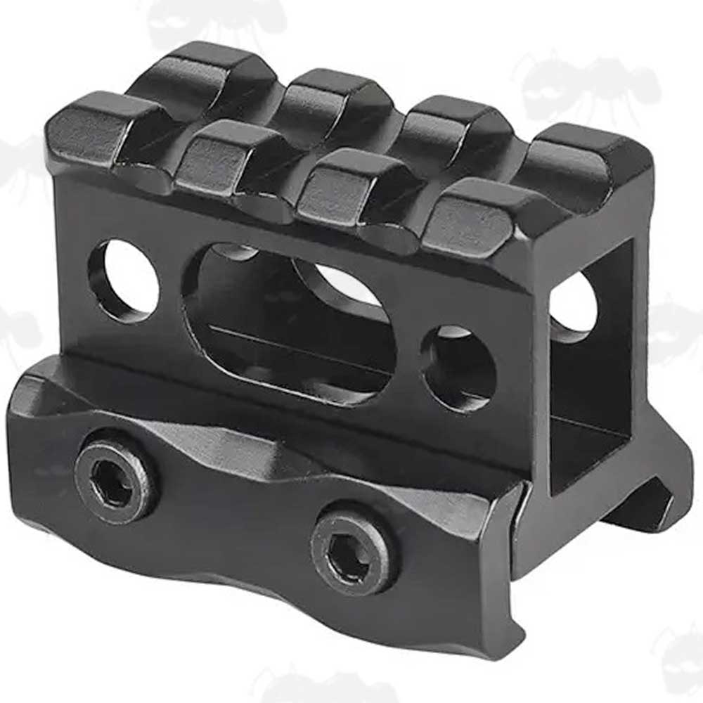 High Profile Weaver / Picatinny Riser Rail Mount for the AnTac Mini Red Dot Sight