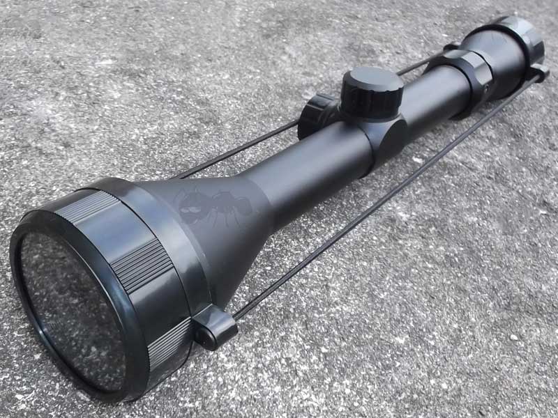 AnTac 3-9x50 Mil-Dot Reticle Telescopic Scope with 25mm Diameter Tube Fitted With Bikini Style Lens Covers