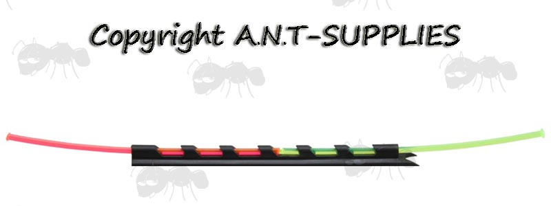 AnTac Shotgun Rib Fitting Fibre Optic Bead With Both Red and Green Changeable Colour Options