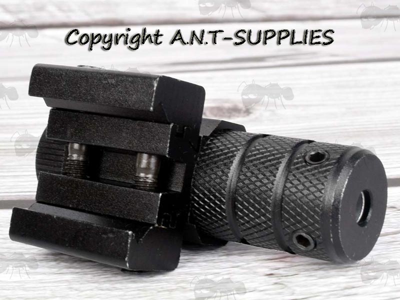 Compact Black Aluminium Cylindrical Gun Rail Mounted Red Laser Sight