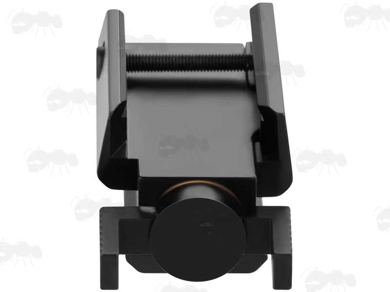 Rear Sideways Switch Tailcap on The Compact Black Aluminium Gun Rail Mount Red Laser Sight with One Slot Top Accessory Rail