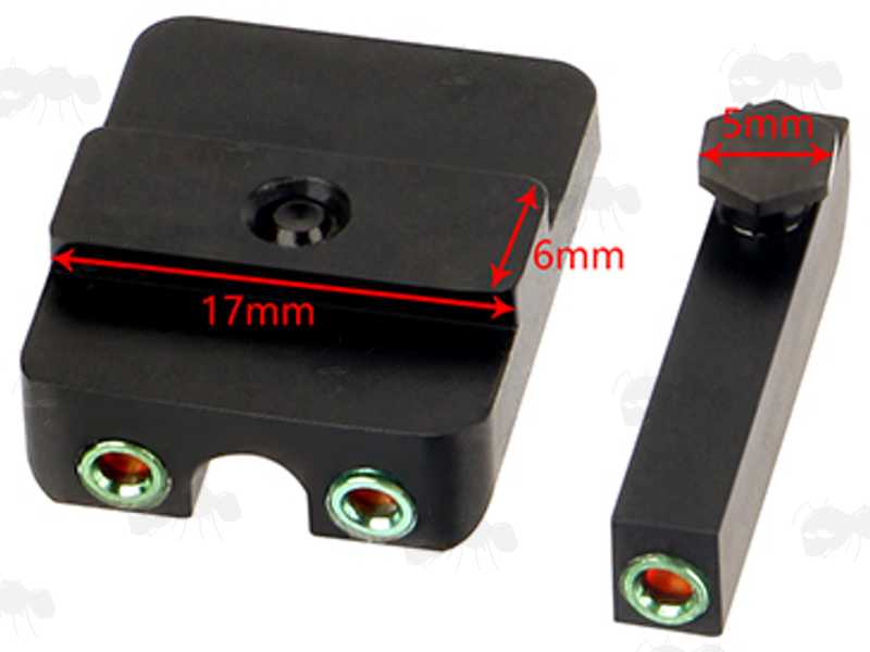 Front and Rear Red Fiber Optic with Green Surround Sight Set for Glock Pistols