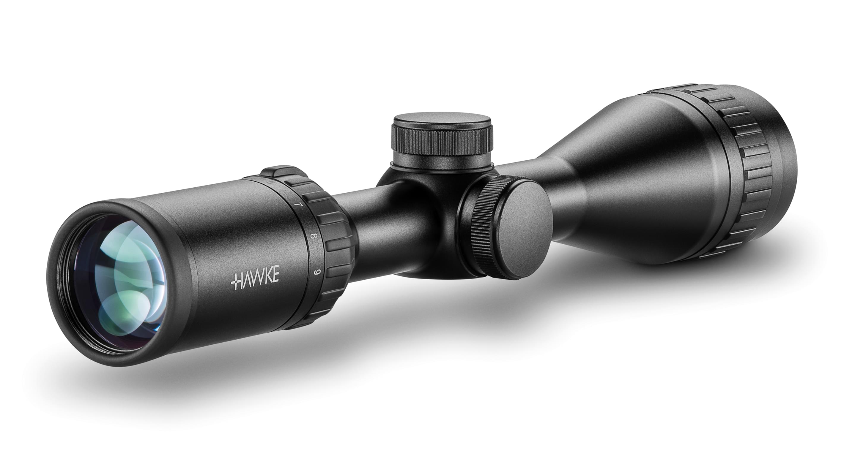 Ocular End View Of The Hawke Airmax 3-9x40 AO AMX Air Rifle Scope