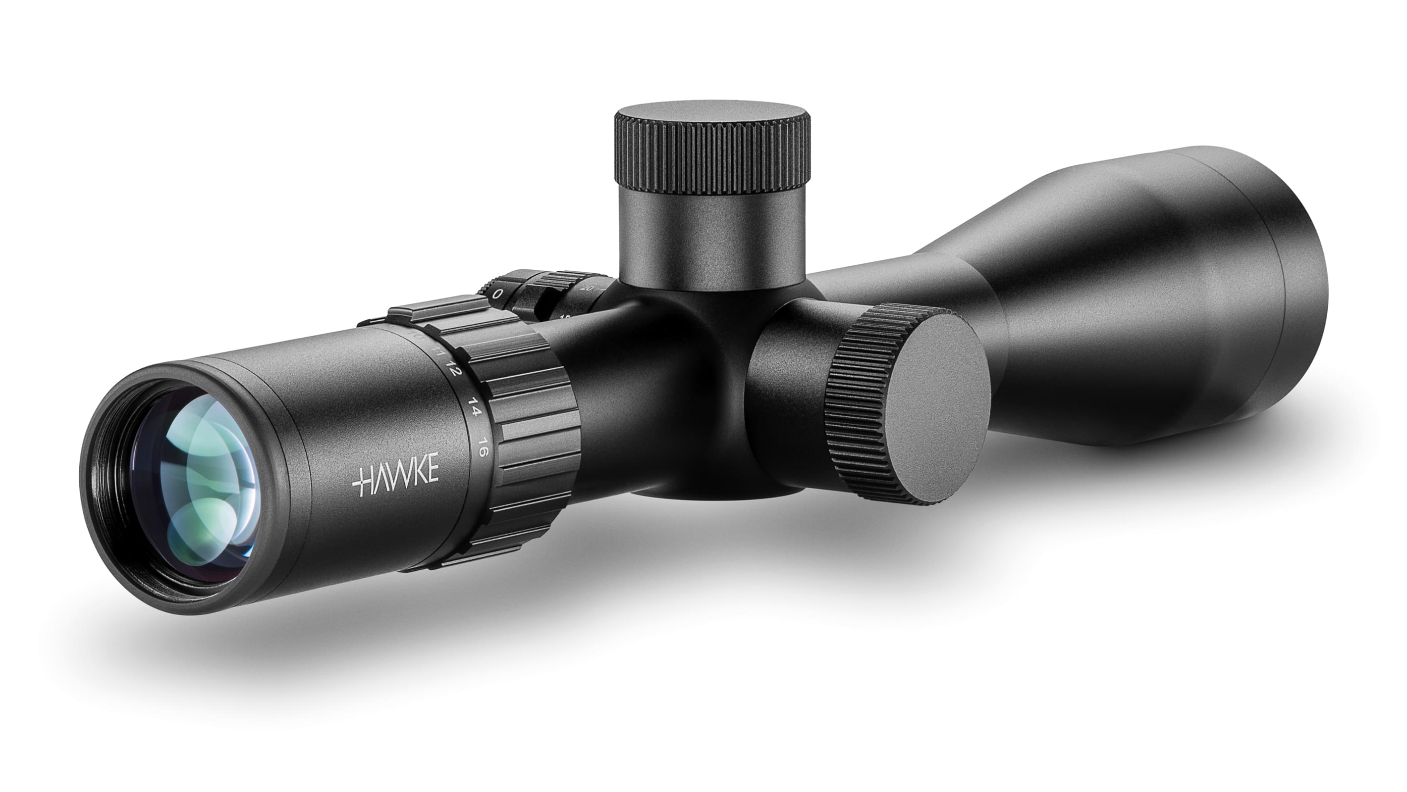 Ocular End View Of The Hawke Airmax 30 SF Compact 4-16x44 AMX IR Air Rifle Scope