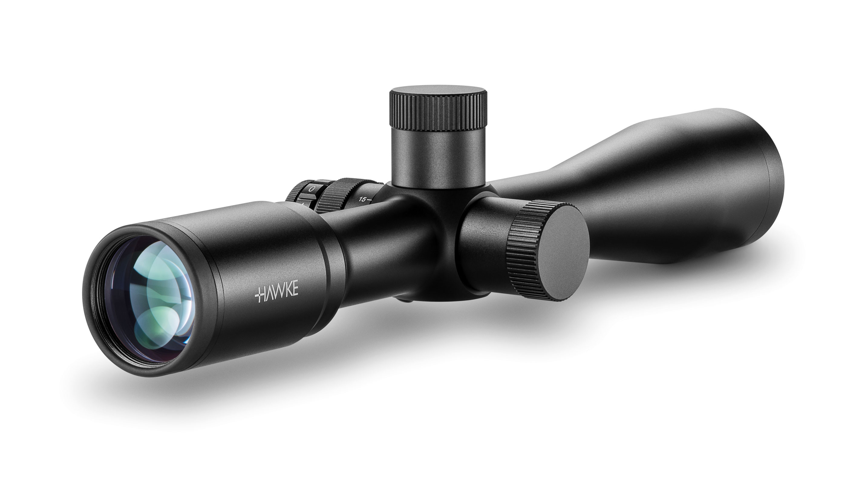 Ocular End View Of The Hawke Airmax 30 WA SF 10x44 AMX IR Air Rifle Scope