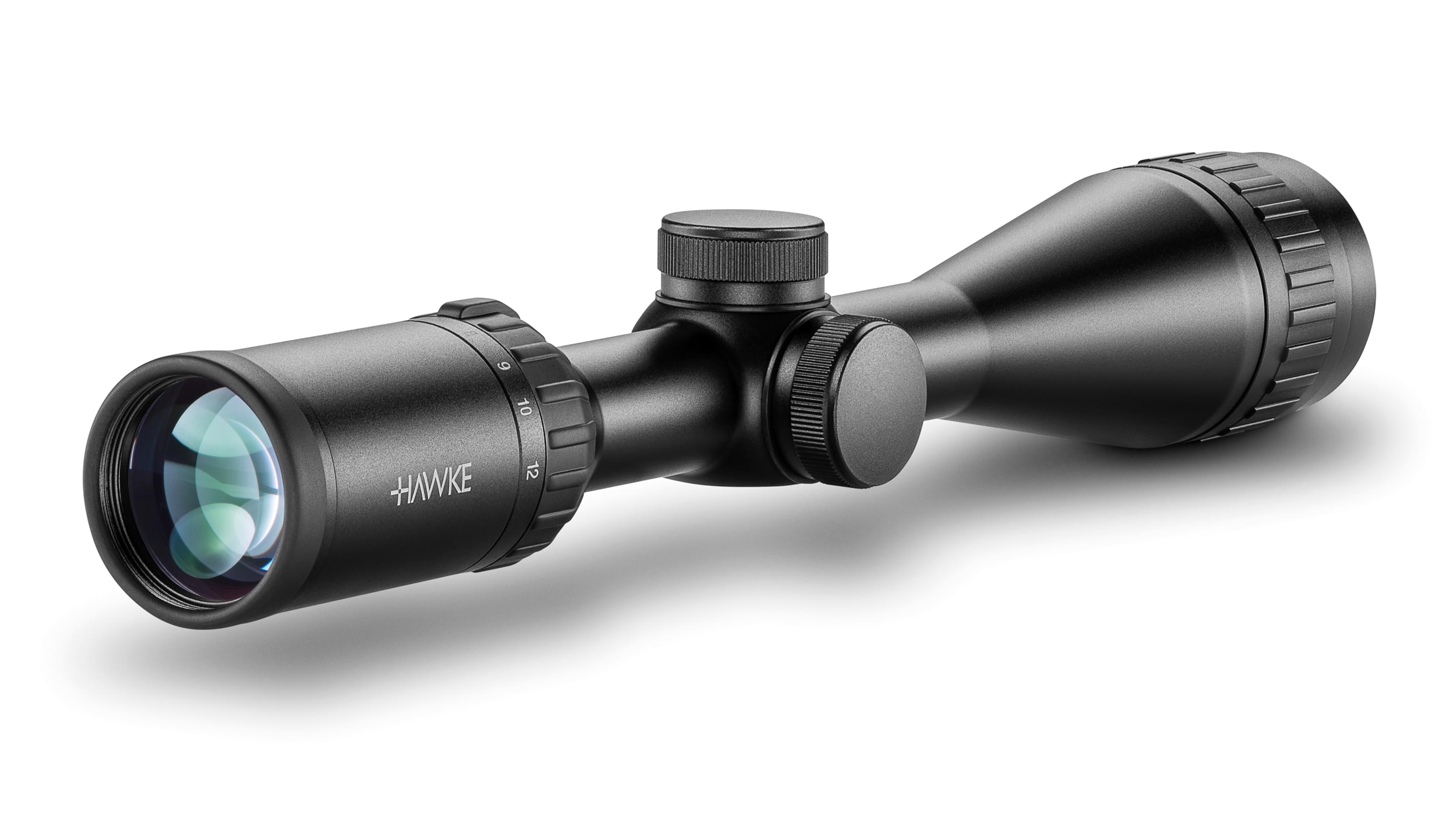 Ocular End View Of The Hawke Airmax 4-12x40 AO AMX Air Rifle Scope