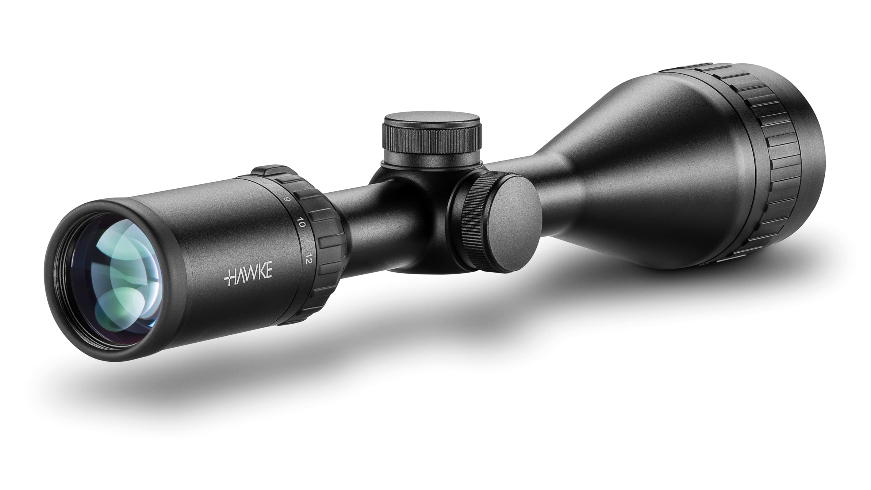 Ocular End View Of The Hawke Airmax 4-12x50 AO AMX Air Rifle Scope