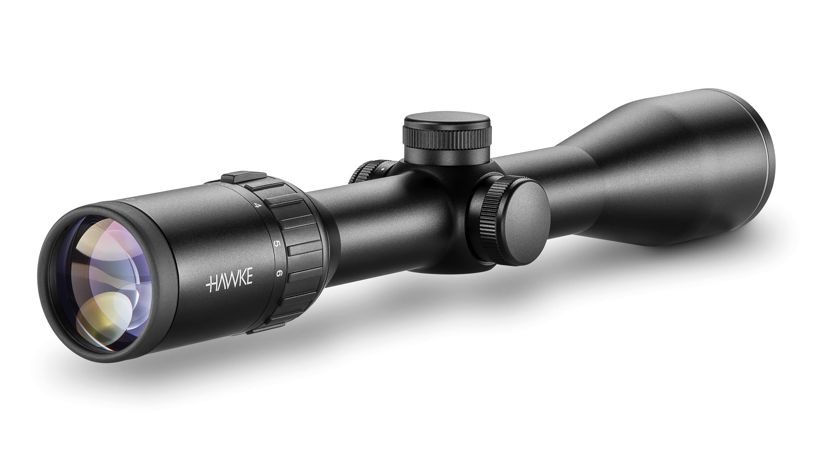 Ocular End View Of The Hawke Endurance 30 WA 1.5-6x44 L4A Dot Rifle Scope