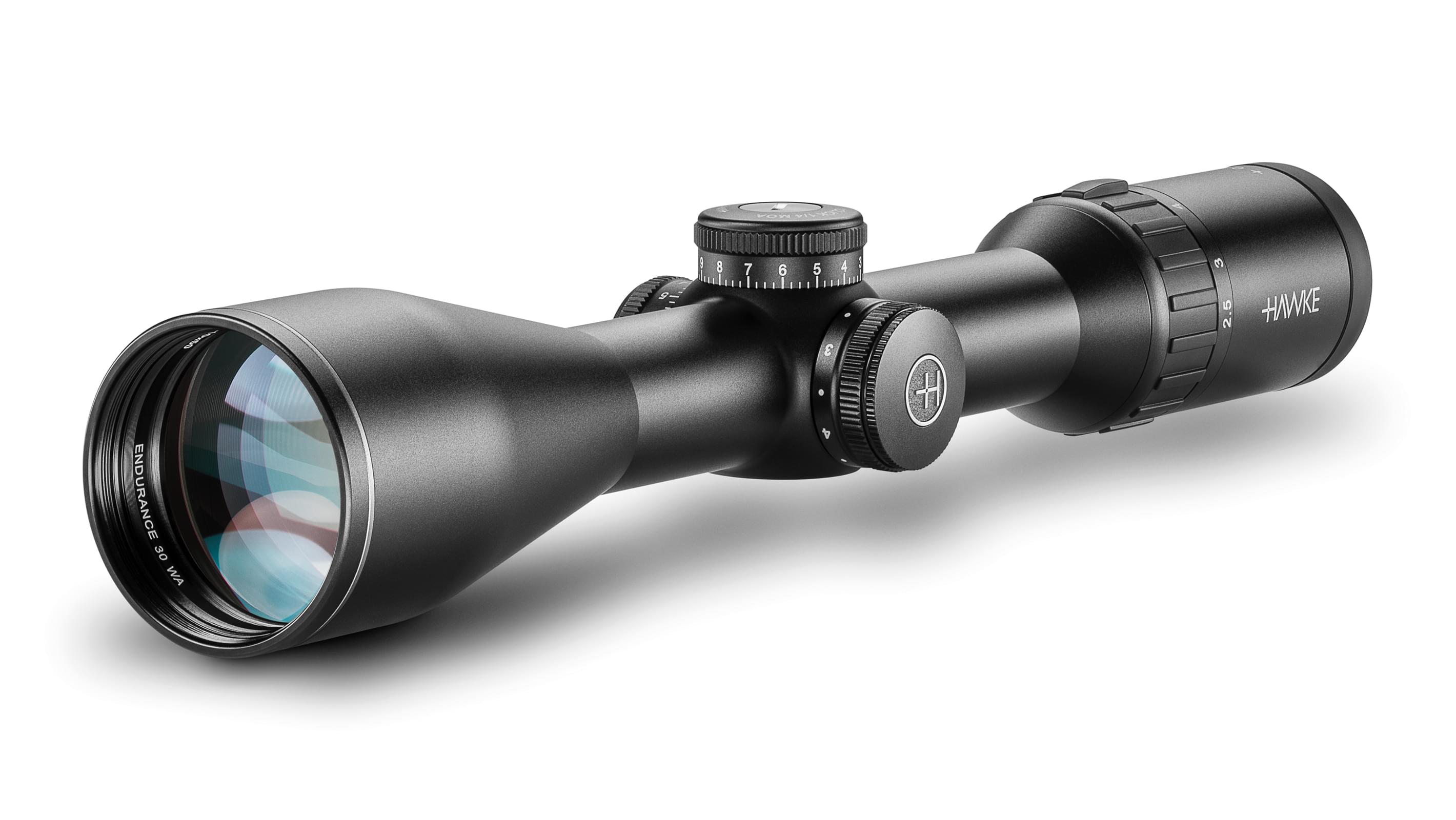 Objective End View Of The Hawke Endurance 30 WA 2.5-10x50 LRC 10x Rifle Scope