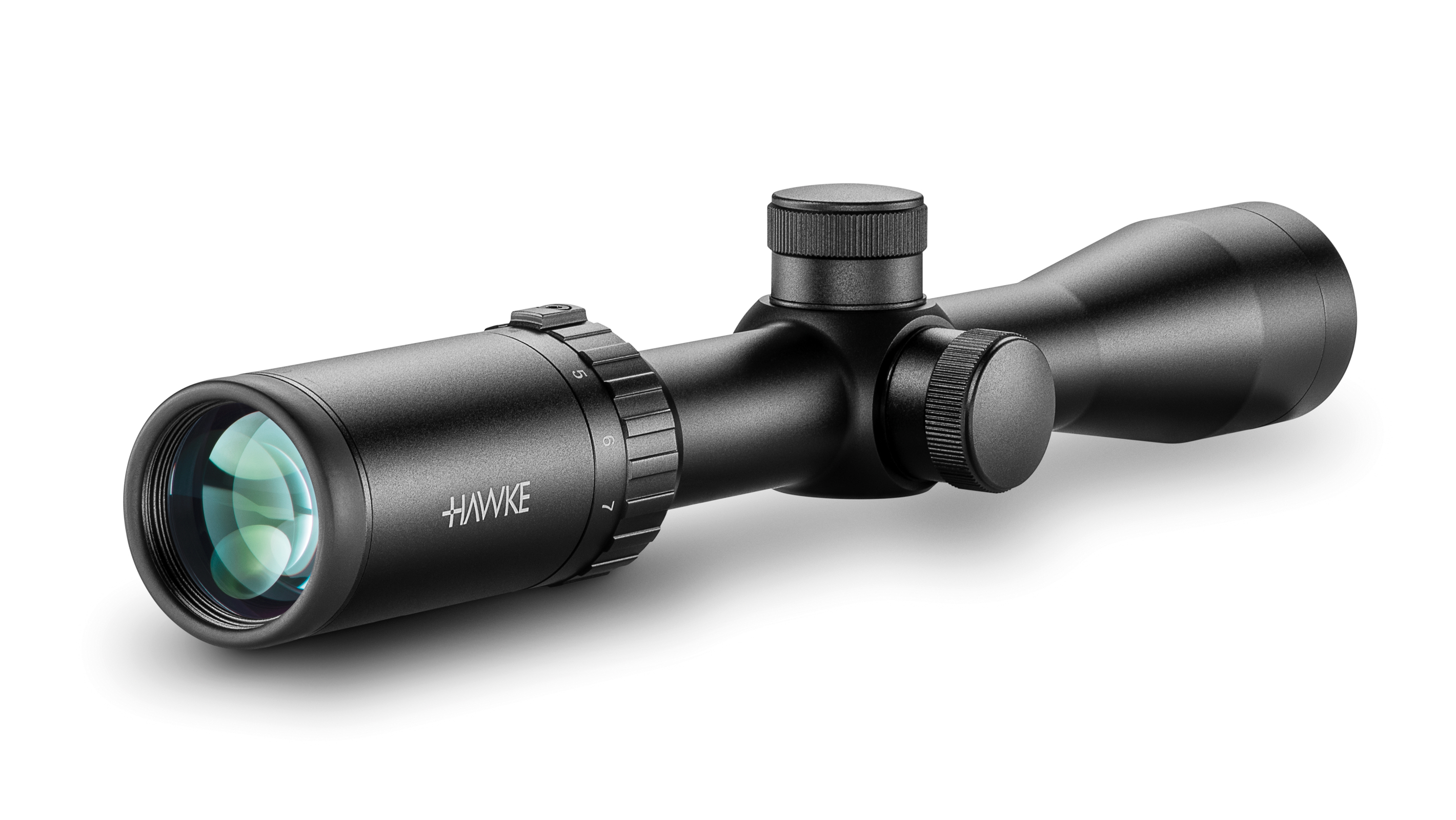 Ocular End View Of The Hawke Vantage 2-7x32 30/30 Duplex Rifle Scope