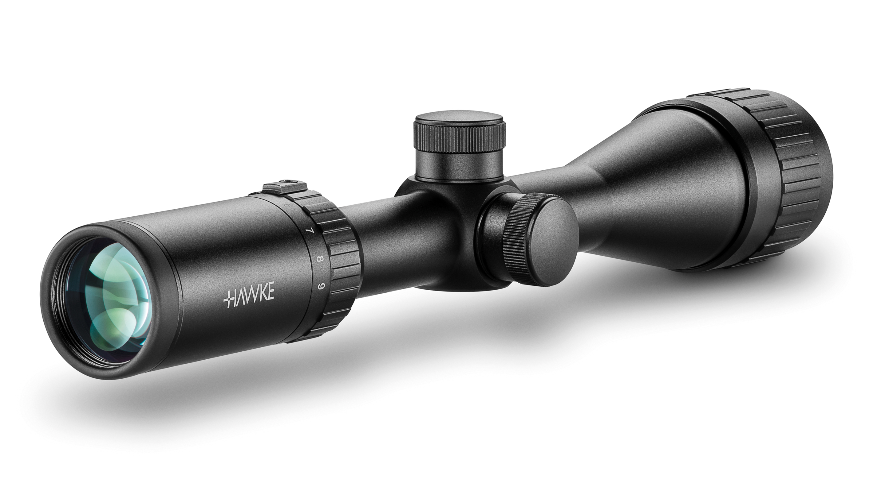 Ocular End View Of The Hawke Vantage 3-9x40 AO 30/30 Duplex Rifle Scope