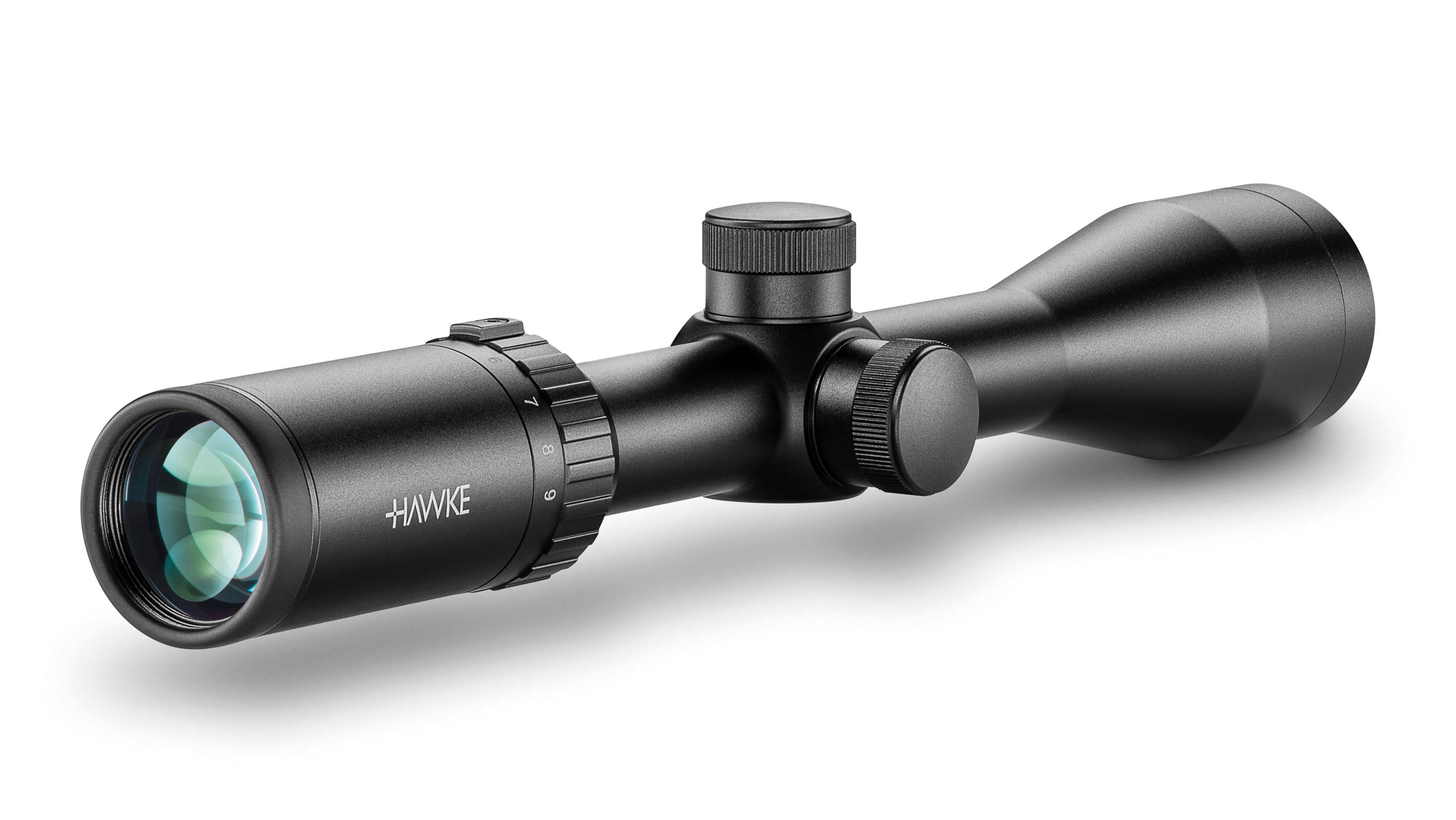 Ocular End View Of The Hawke Vantage 3-9x40 30/30 Duplex Rifle Scope