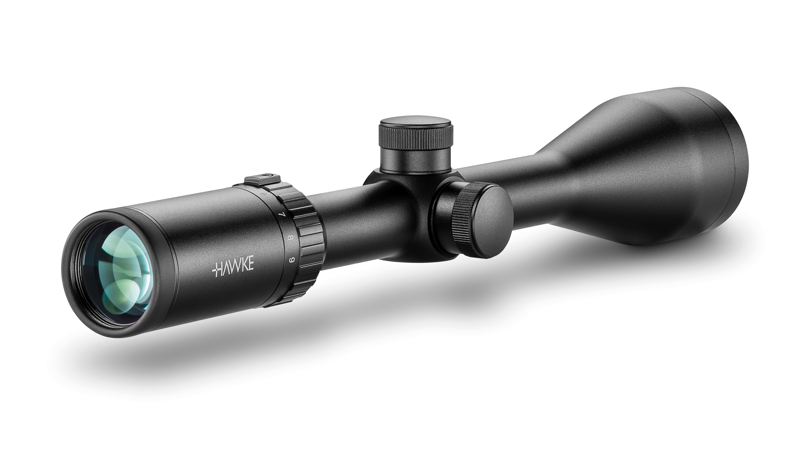 Ocular End View Of The Hawke Vantage 3-9x50 30/30 Duplex Rifle Scope