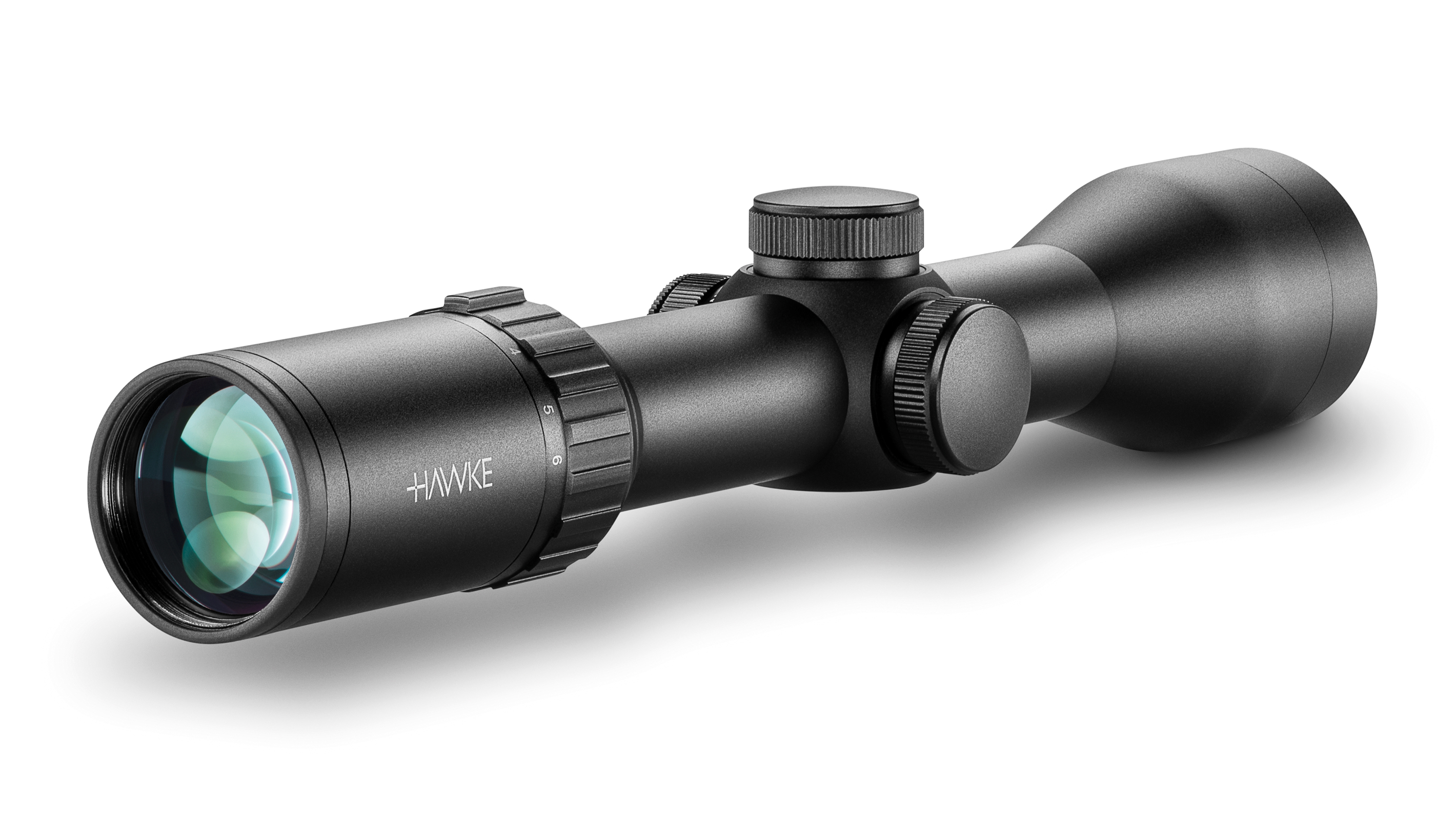 Ocular End View Of The Hawke Vantage 30 WA 1.5-6x44 L4A Dot Rifle Scope