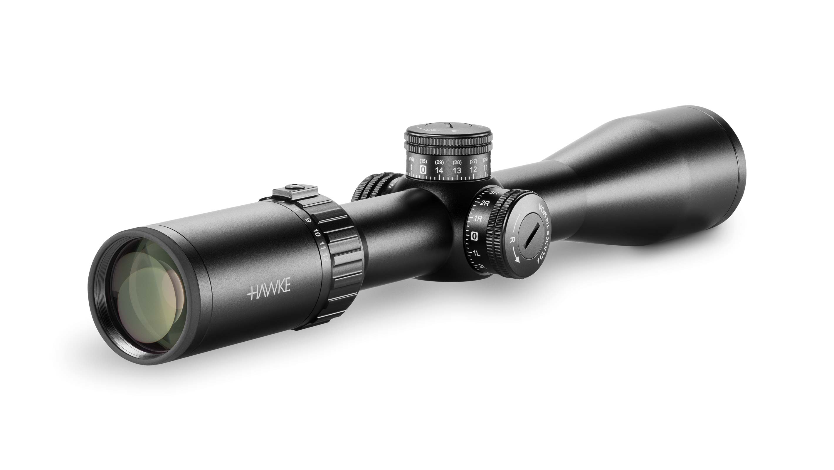 Ocular End View Of The Hawke Vantage 30 WA 4-12x42 Creedmoor Marksman Rifle Scope