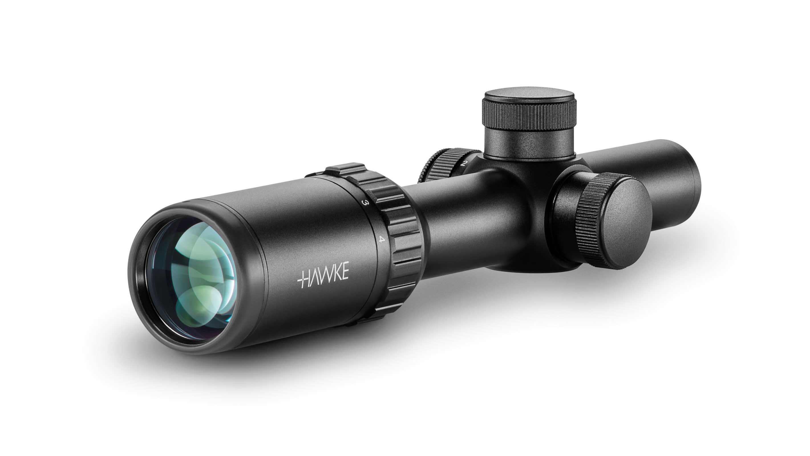 Ocular End View Of The Vantage IR 1-4x20 Turkey Dot Rifle Scope