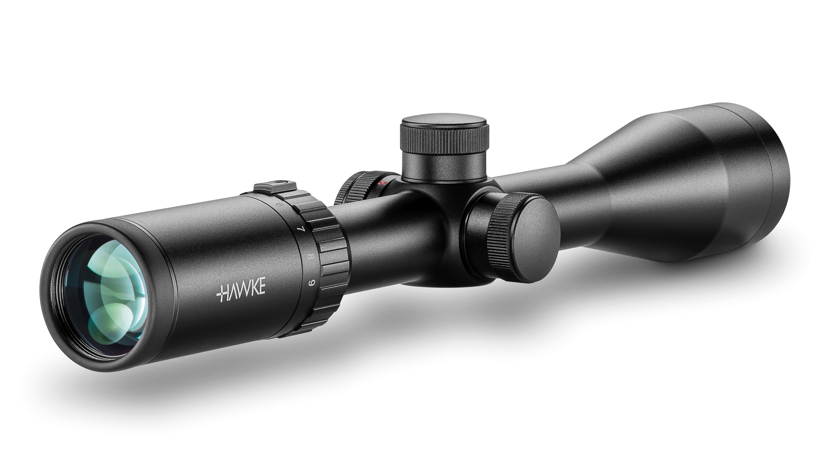 Ocular End View Of The Hawke Vantage IR 3-9x40 Straight-Wall Marksman Rifle Scope