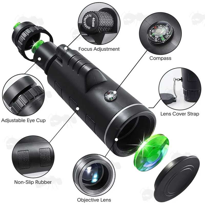 Guide for The Large 40x Magnification Monocular with 60mm Lens