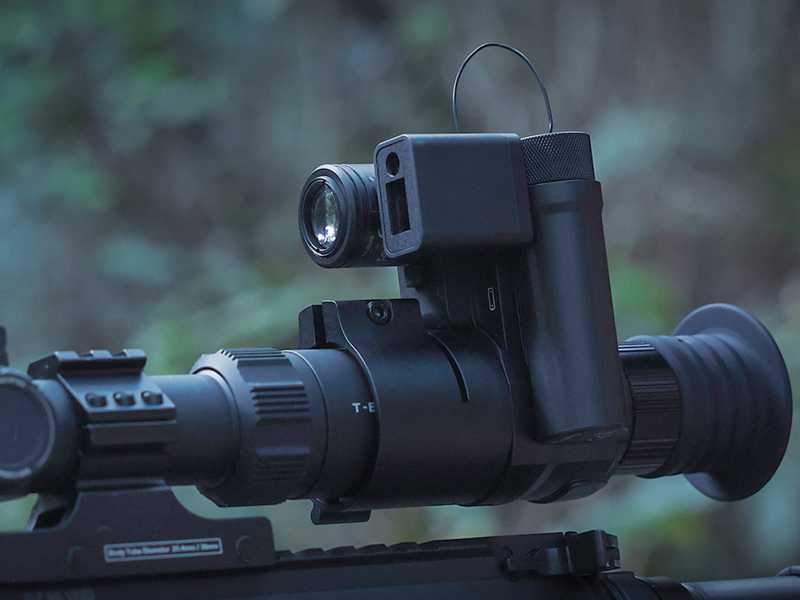 PARD NV007SP2 4K LRF Clip-On Night Vision Rifle Scope, In Use