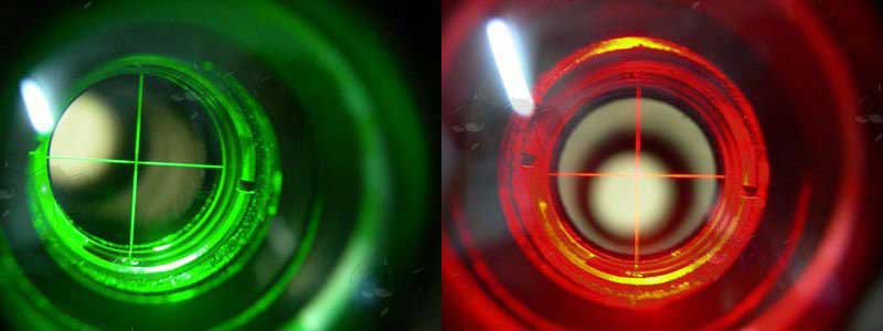Pod 1-6x22 Red and Green Illuminated Compact Scope Reticle