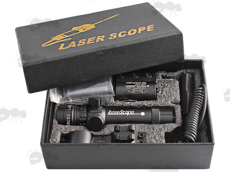 Laser Gun Sight Kit Red and Green Adjustable Lasers