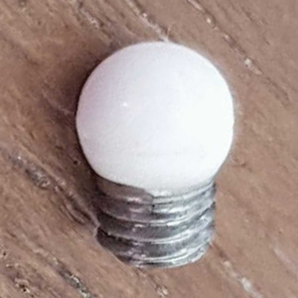 No.14 Steel White Shotgun Bead