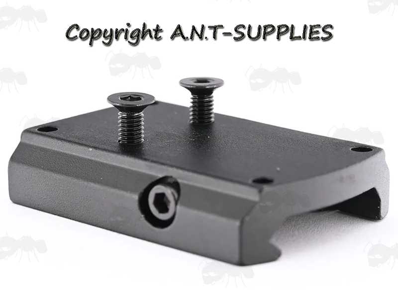 Black Anodised Weaver / Picatinny Rail Mount for The Topless Design Red Dot Reflex Sight with Auto Brightness Light Sensor