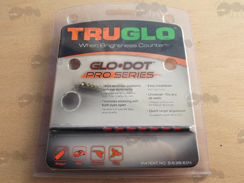 TruGlo Glo Dot Shotgun Sight Dual Colour Red/Green 