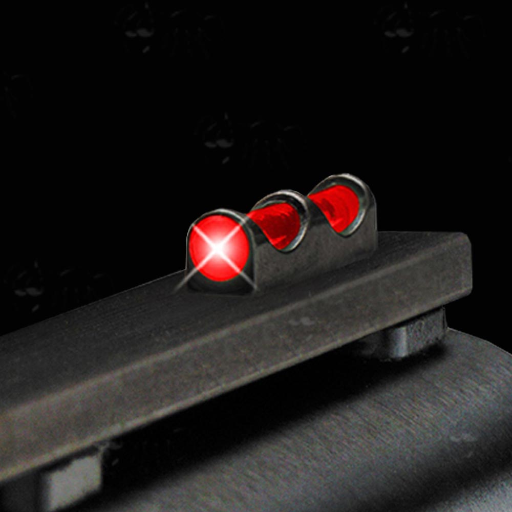 Truglo Long Bead Shotgun Rib Fitting Red Fiber Sight