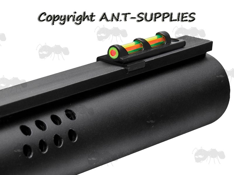 Truglo Universal Bead Shotgun Rib Fitting Dual Colour Red and Green Fiber Sight