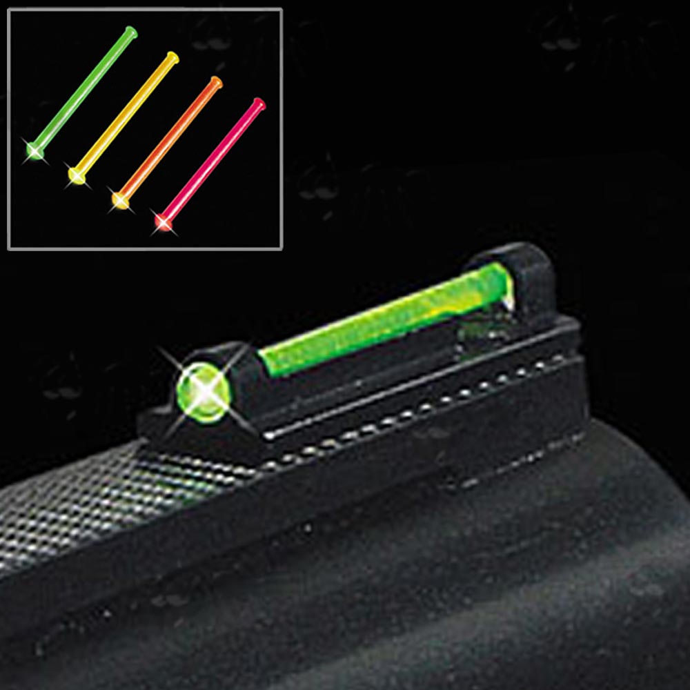 Truglo Universal Bead Shotgun Rib Fitting Sight Set with Green, Yellow, Orange and Red Fibers