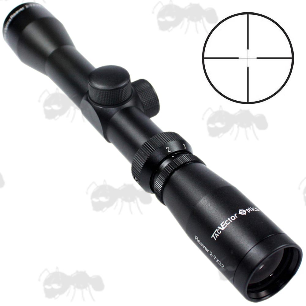 Vector Optics Reaver 27x32 Pistol Scope With Long Eye Relief UK Freepost