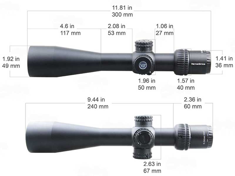 Vector Optics Veyron 624x44FFP Riflescope SCFF23