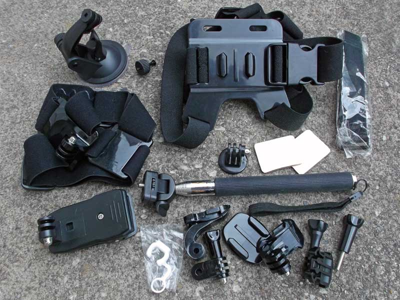 Bundle of Mounts for GoPro Camera