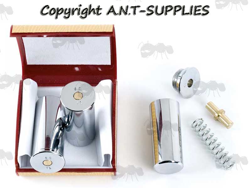Bisley 12 Gauge Chrome Shotgun Snap Caps in Packaging