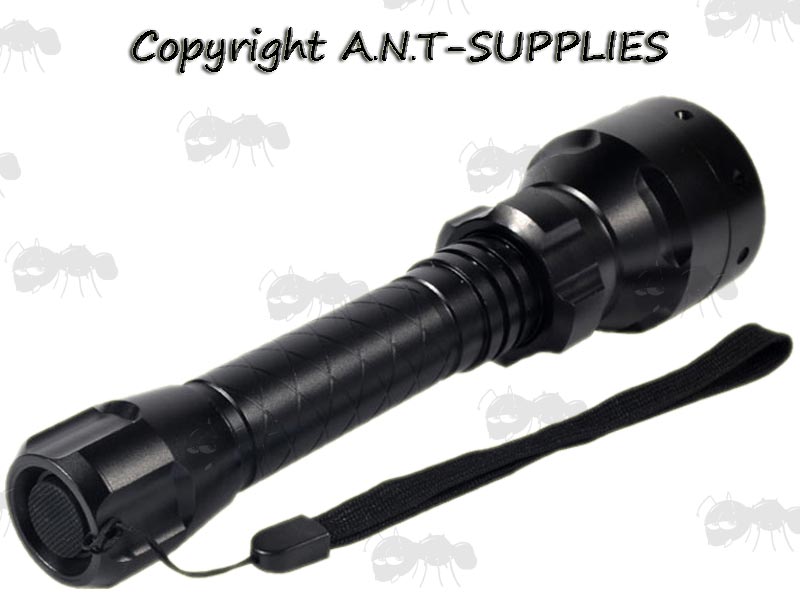 Extra Large Infrared Illuminator Torch With Aspherical Lens And Nylon Lanyard