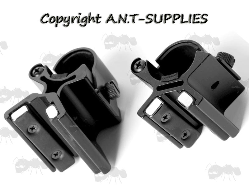 Low and High Profile Magnetic Base Tactical Torch Mounts