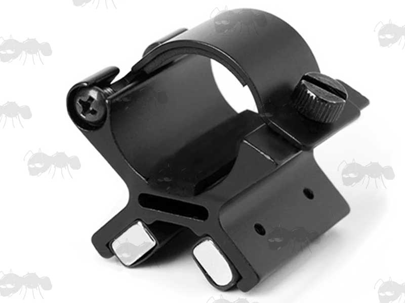 Low Profile Magnetic Base Tactical Torch Mount