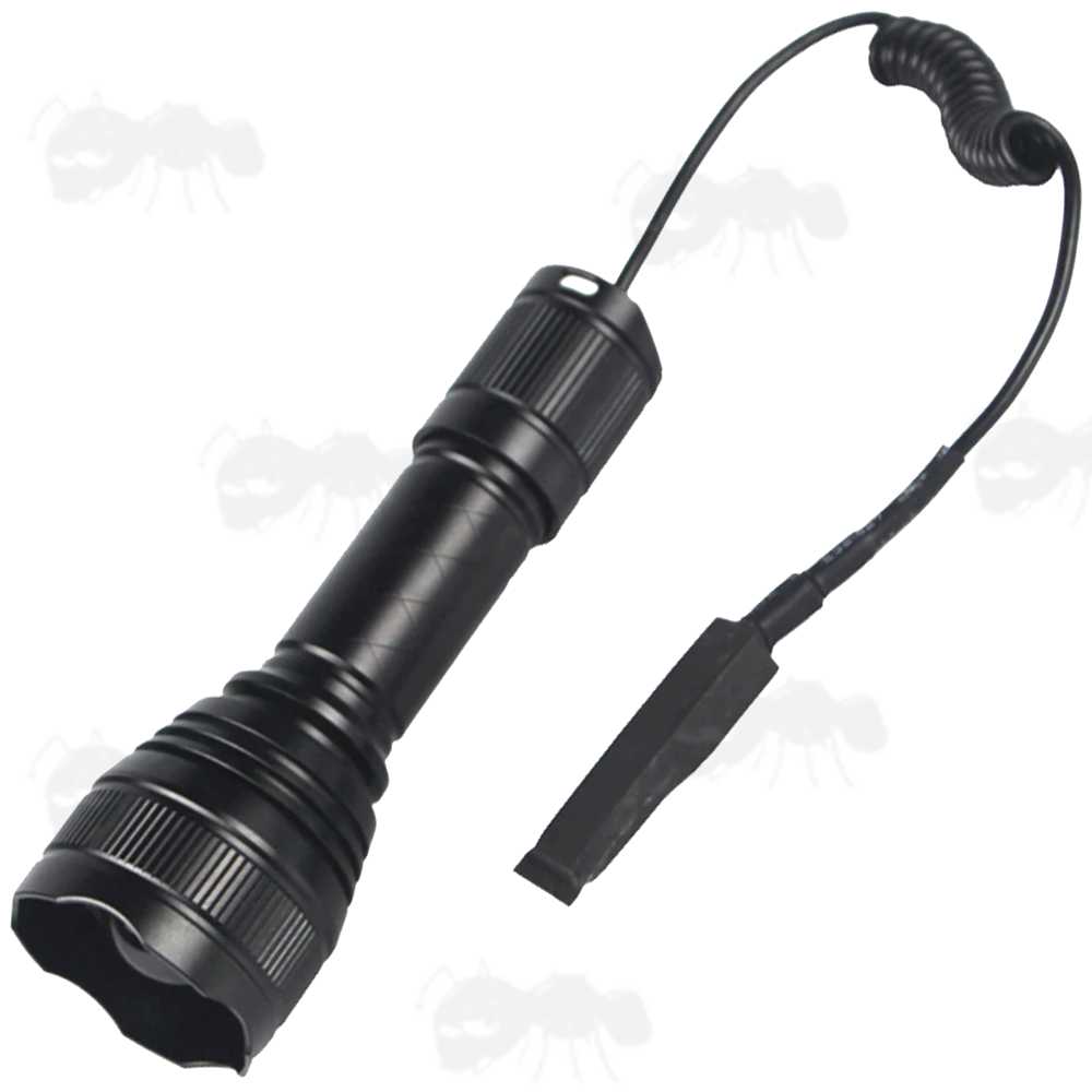 Large Head IR LED Torch Illuminator with Remote Pressure Pad Tailcap