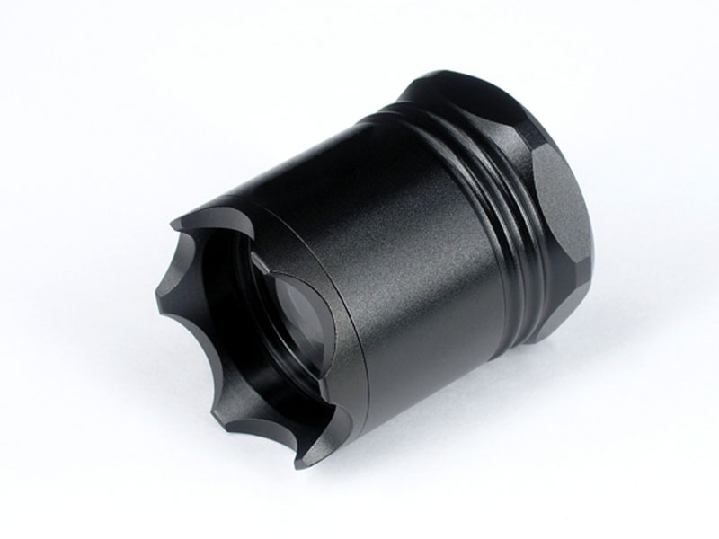 Solarforce Standard Black Torch Crown Bezel on L2 Head